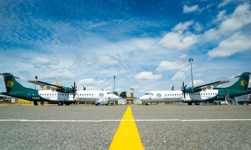 Zwei ATR-72 von Madagascar Airlines: Die Flotte soll auf sieben Maschinen wachsen.