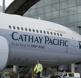Flieger von Cathay Pacific: Feuchtes Klima macht Hongkong für Groundings ungeeignet.