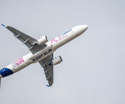 Airbus A321 XLR auf der Paris Air Show: Die Messe brachte viele Bestellungen.