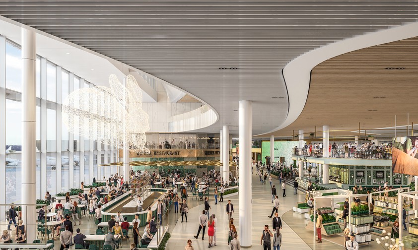 Um insgesamt 70.000 Quadratmeter wird das Terminal 3 in Wien erweitert.