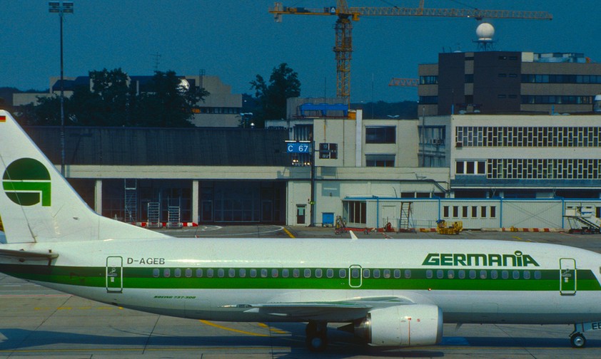 Boeing 737-300 von Germania im Jahr 1988: Die Airline brachte den Markt in Bewegung.