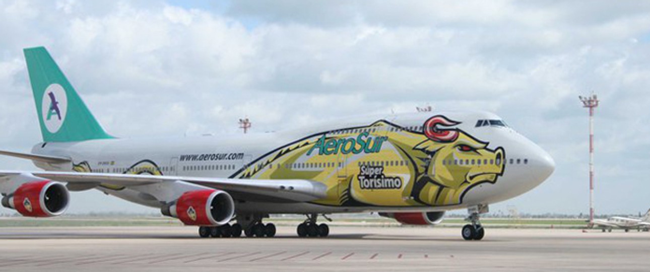 B747 von Aerosur: Flotte und Strecken reduziert.