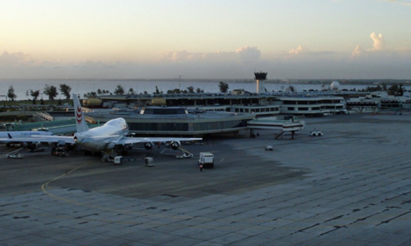 Flughafen Santo Domingo: Sollte Basis werden.