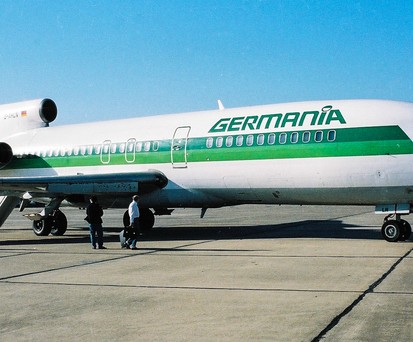 Boeing 727 in den Farben von Germania: Nach 41 Jahren war 2019 Schluss.