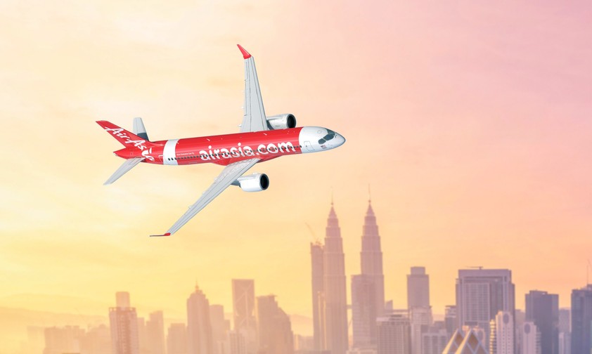 airbus a220 300 air asia kuala lumpur