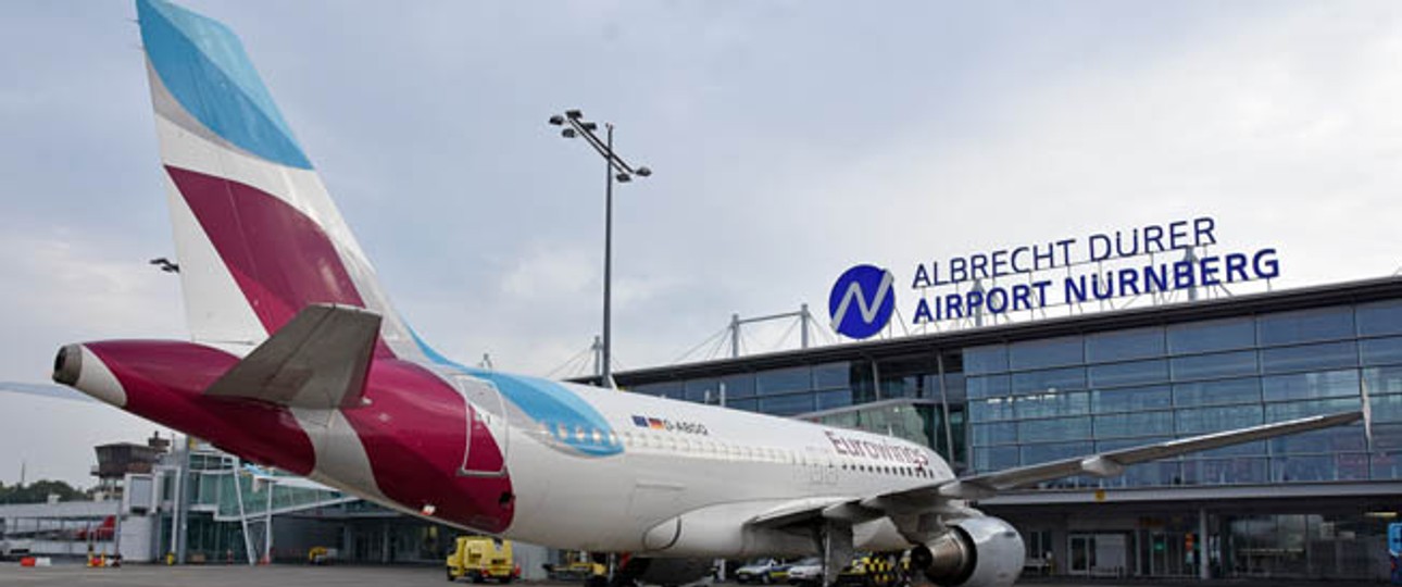 Jet von Eurowings in Nürnberg: Die Fluglinie ist in Franken bald Stammgast.