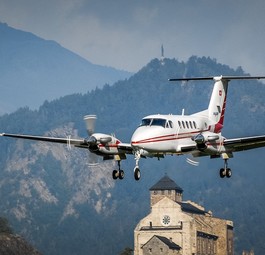 Beechcraft Super King Air 200 von Air Glaciers: Das Geschäft rentiert nicht mehr.