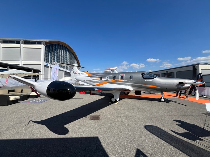 Blick auf den Pilatus PC-12 Pro