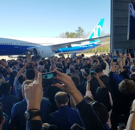 Rollout der Boeing 787-10 im Jahr 2017: Nach dem Dreamliner kam kein neues Modell mehr.