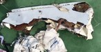 Wrackteil des abgestürzten Airbus A320: Feuer im Cockpit.