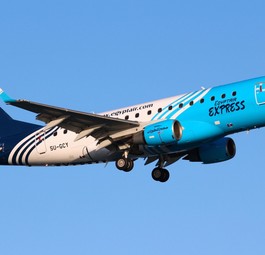 Embraer E170 von Egypt Air Express: Die Flugzeuge wurden nach Jahren endlich verkauft.