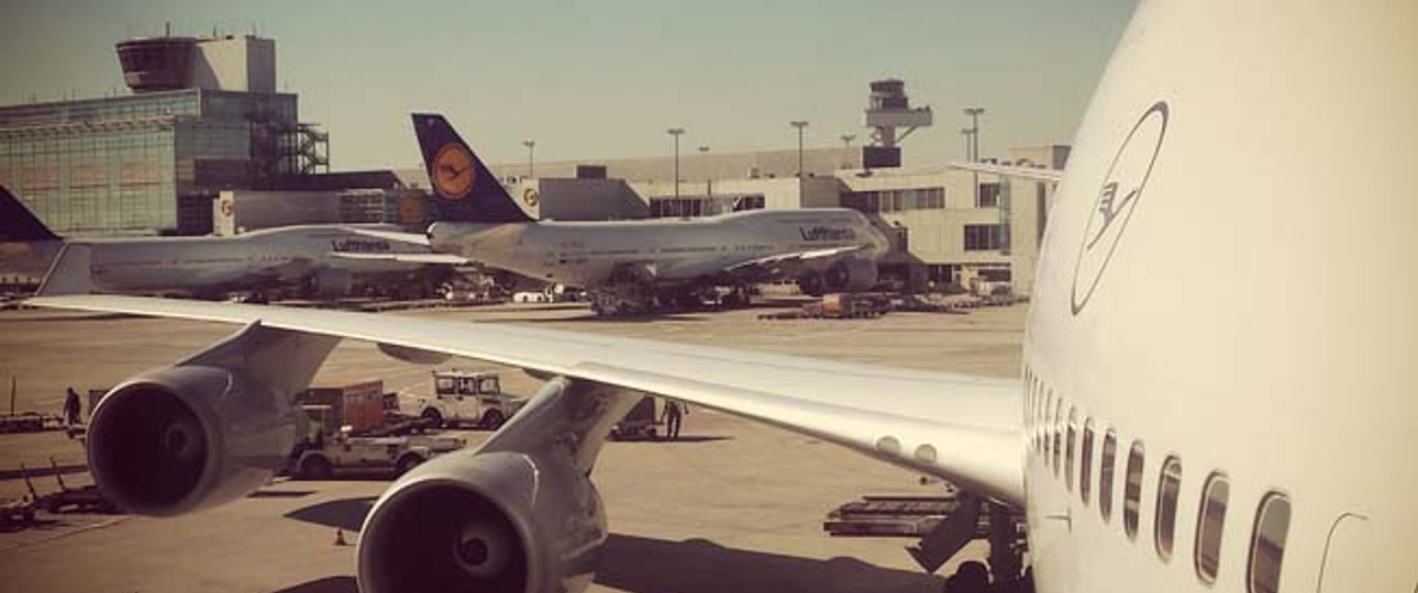 Flughafen Frankfurt.