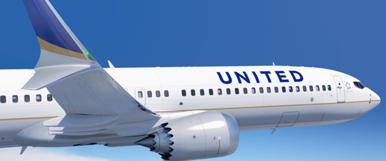 Boeing B737MAX von United: Riesenauftrag zum Abschluss von Farnborough.