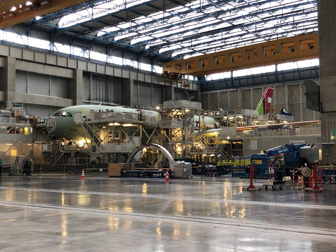 Produktion des A330 Neo in Toulouse.