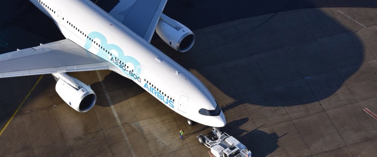 Vor dem Start: Der Jet wird in Position gebracht.