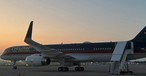 Die Boeing 757-200 von Donald Trump am Airport Palm Beach: Das Flugzeug ...