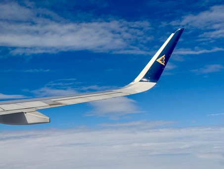 Blick aus einem Airbus A321 LR von Air Astana: Die Airline hat ein neues Segment entdeckt.