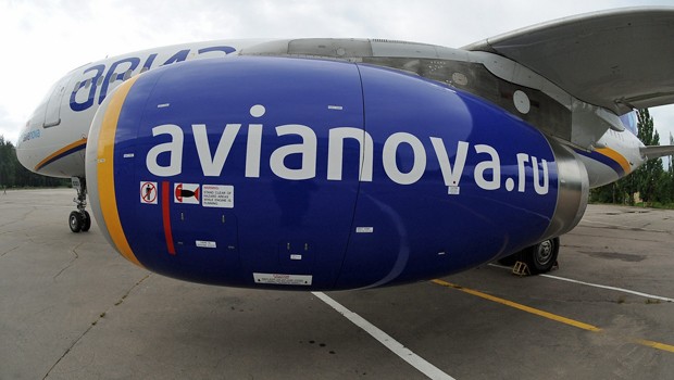 Airbus A320 von Avianova: Hohe Auslastung.