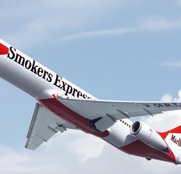 Eine DC-9 in Marlboro-Lackierung: So hätte die Raucher-Airline aussehen können.
