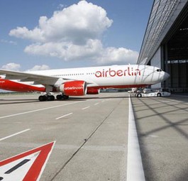 Hangar von Air Berlin Technik: Zeitfracht übernahm das Unternehmen zusammen mit der Wartungsfirma Nayak Aircraft Services.