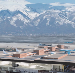 Der neue Salt Lake City Airport soll die doppelte Anzahl an Passagieren abfertigen können.