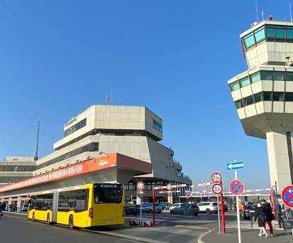 Ein letztes Mal Tegel. Das Terminal des Airports ist wohl das markanteste in ganz Deutschland.