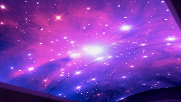 Auch ganz neue Beleuchtungsmuster sind denkbar, wie hier ein künstlicher Sternenhimmel zur Beruhigung.
