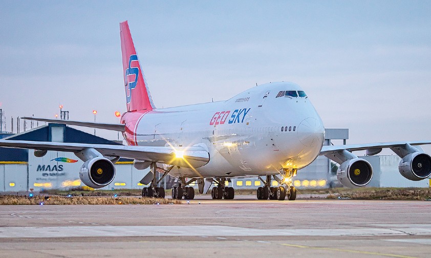 Boeing 747-200 von Geo Sky: Für Maastricht-Flüge braucht sie bald ein anderes Modell.