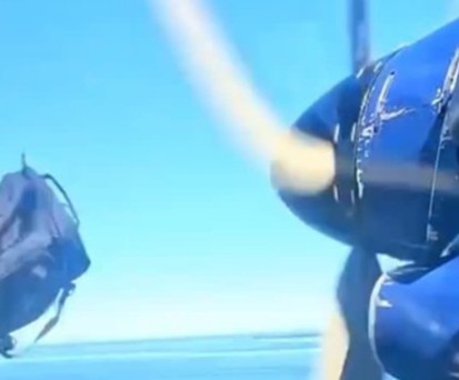 Vogel oder Rucksack - was beschädigte das Flugzeug nach dem Start?