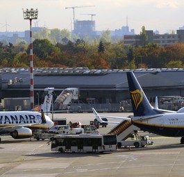 Jets von Ryanair: Immer mehr bleiben am Boden.