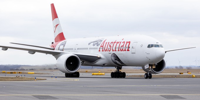 Die OE-LPF: Die Boeing 777-200 von Austrian Airlines ...