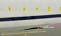 Der Rumpf der Boeing 767 nach der Landung: Markante Schäden.