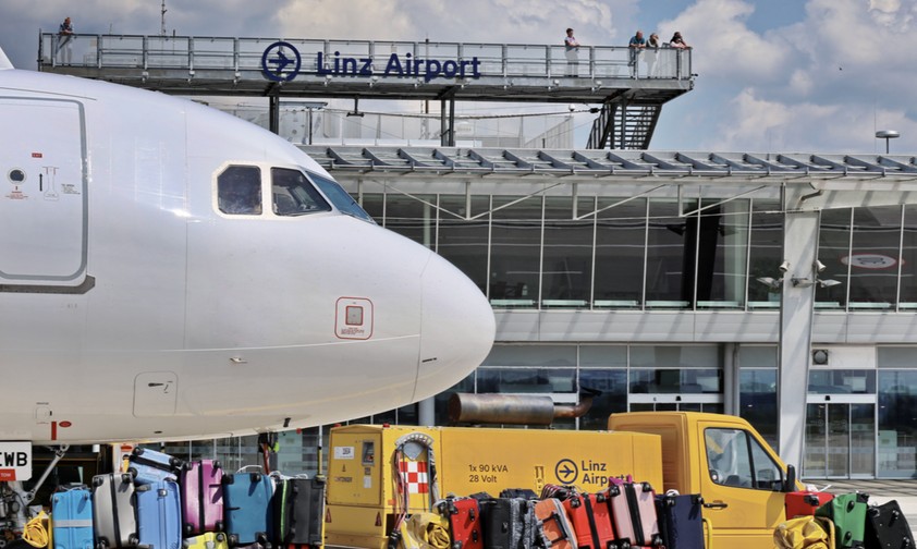 Flughafen Linz: 227.532 Reisende im Jahr 2025.