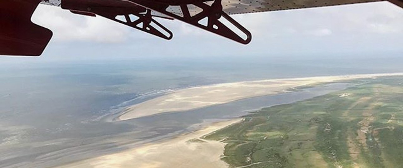 Flug mit Yourways über Sankt Peter-Ording: Die Airline macht nur noch Charter.