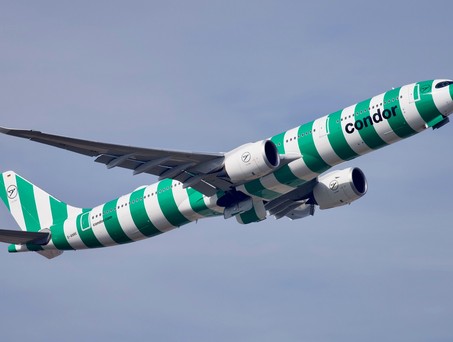 Airbus A330 Neo von Condor: Die Flottenmodernisierung hat dem Ferienflieger geholfen.