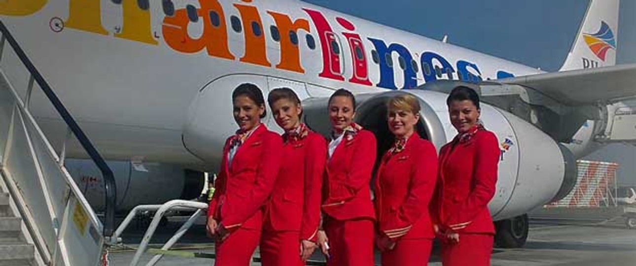 Crew von BH Airlines: Die Fluglinie baut ihr Geschäft aus.