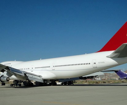 Die Boeing B747 mit der Immatrikulation N706BL: Wartet auf den ersten Flug.