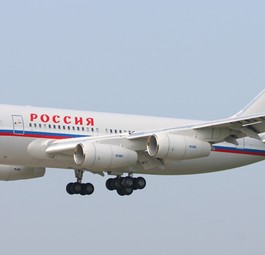 Ilyushin Il-96 mit dem Kennzeichen RA-96018: Flog nach Washington.