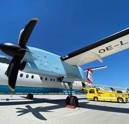 De Havilland Canada Dash 8 von Austrian Airlines: Flog bis 2021.