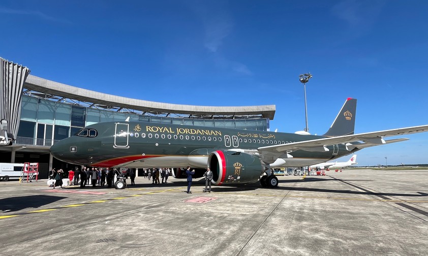 Der erste A320 Neo von Royal Jordanian: Das Flugzeug trägt die Kennung JY-RAD.