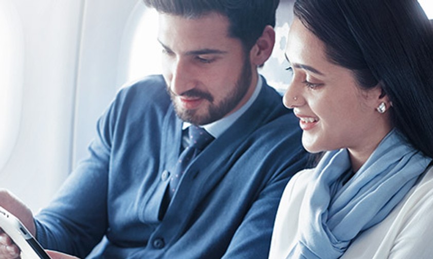 Passagiere von Vistara: Die Airline positioniert sich hoch.