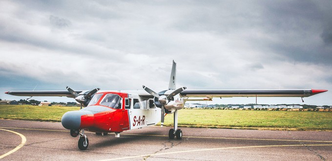 BN2B-20 Islander von Britten-Norman: Die Maschine, mit welcher Channel Islands Air Search bald seine Missionen fliegen wird hat eine spezielle Nase und ...