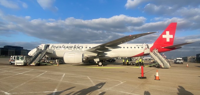 Embraer E190-E2 in London City: Premiere.