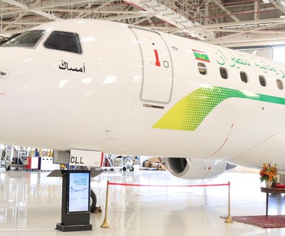 Embraer E175 von Mauritania Airlines: Die einzige Fluggesellschaft des Landes.