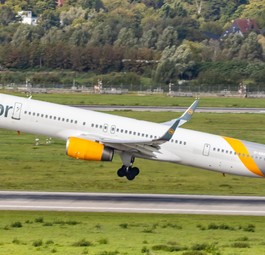 Die D-ABOG von Condor: 25 Jahre alte Boeing 757-300.