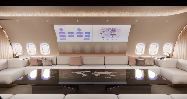 Der neue Social-Bereich in der neuen VIP-Kabine «The BowQ.