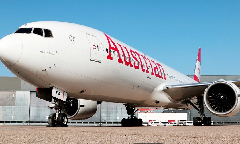 Die Boeing 777 mit dem Kennzeichen OE-LPA: Sie wurde kürzlich zum Prachter umgebaut und führt seither Frachtflüge durch.