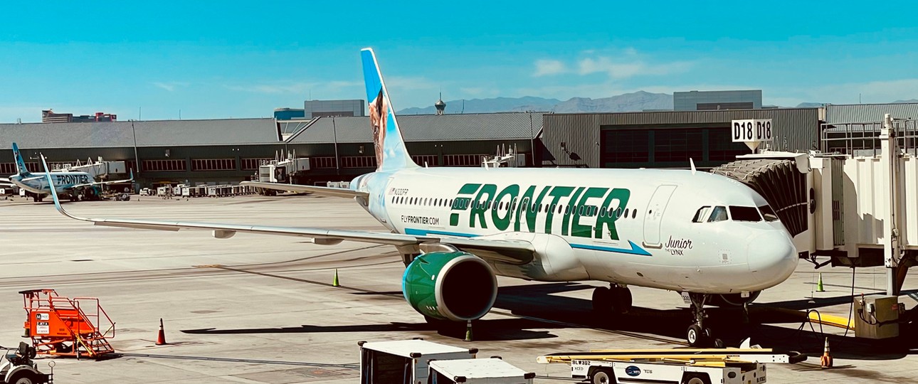 Airbus-Jet von Frontier: