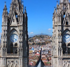 Quito: Höchstgelegene Hauptstadt der Welt.