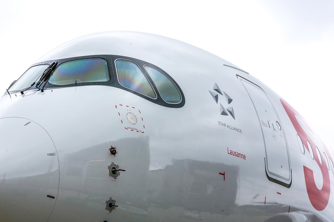 Es ist der erste von zehn A350, die Swiss bekommt.